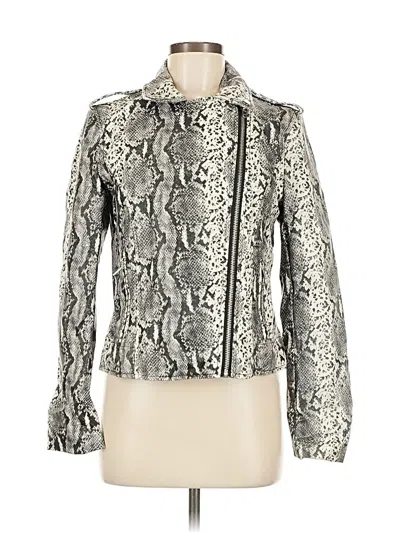 Pre-owned Philosophy Republic Clothing Jacket In Silver