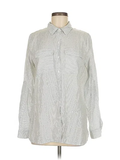 Pre-owned Philosophy Republic Clothing Long Sleeve Blouse In Gray