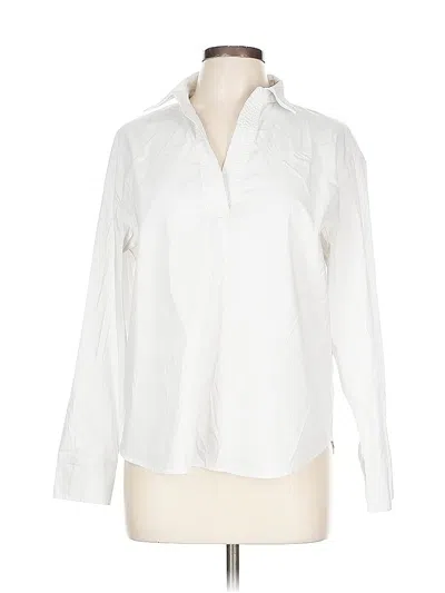 Pre-owned Philosophy Republic Clothing Long Sleeve Blouse In White