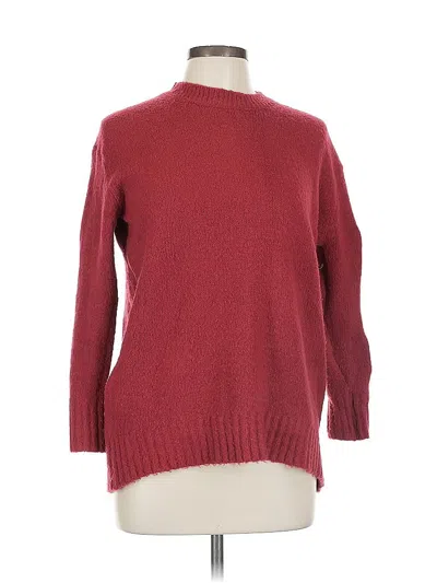 Pre-owned Philosophy Republic Clothing Pullover Sweater In Burgundy
