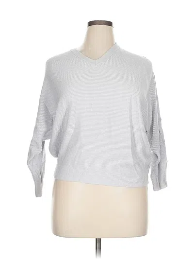 Pre-owned Philosophy Republic Clothing Pullover Sweater In Silver