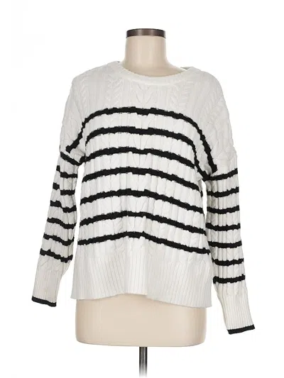 Pre-owned Philosophy Republic Clothing Pullover Sweater In White