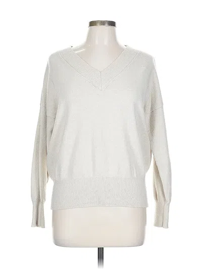 Pre-owned Philosophy Republic Clothing Pullover Sweater In White