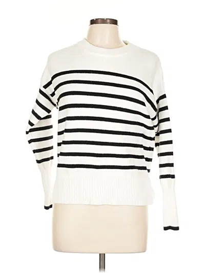 Pre-owned Philosophy Republic Clothing Pullover Sweater In White