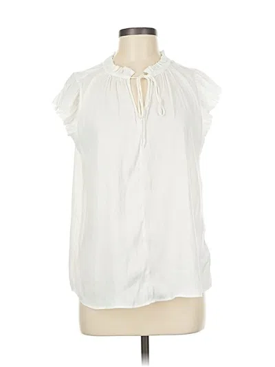 Pre-owned Philosophy Republic Clothing Short Sleeve Blouse In White