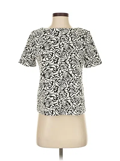 Pre-owned Philosophy Republic Clothing Short Sleeve Blouse In White