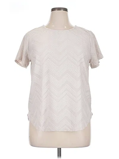 Pre-owned Philosophy Republic Clothing Short Sleeve Blouse In White