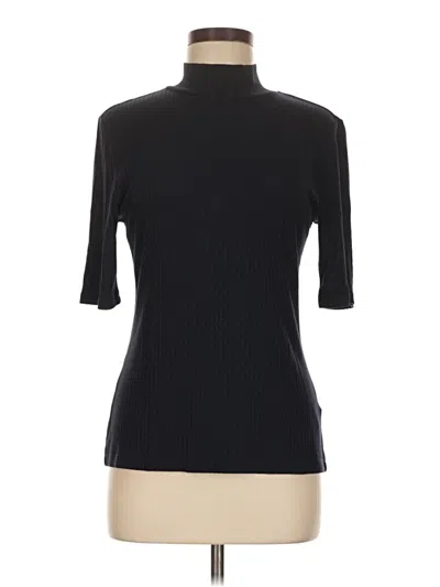 Pre-owned Philosophy Republic Clothing Short Sleeve Turtleneck In Black