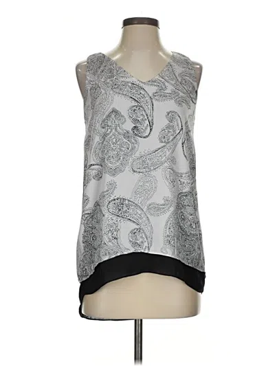 Pre-owned Philosophy Republic Clothing Sleeveless Blouse In Silver