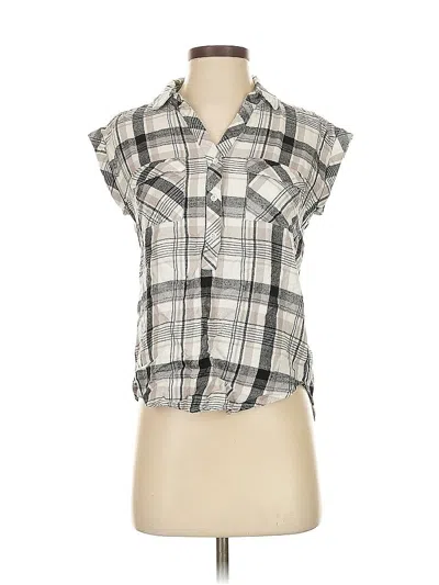 Pre-owned Philosophy Republic Clothing Sleeveless Button Down Shirt In White