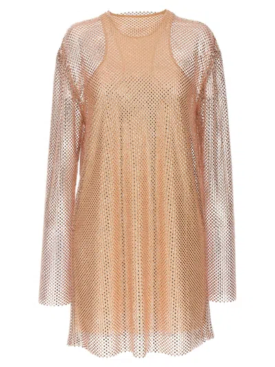 Philosophy Rhinestone Dress Dresses Pink In Beige