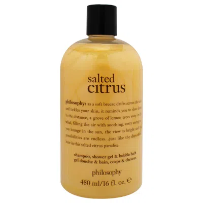 Philosophy Salted Citrus By  For Unisex - 16 oz Shampoo, Shower Gel And Bubble Bath In White