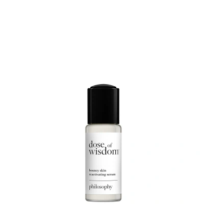 Philosophy Serums & Treatments Dose Of Wisdom Bouncy Skin Reactivating Serum 30ml In White