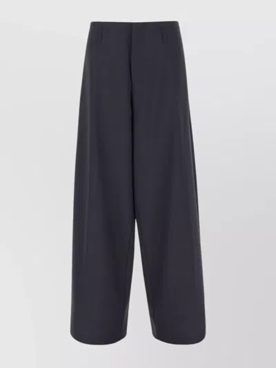 Philosophy Stretch Midnight Pants Wide-leg Design In Black