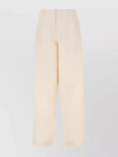 Philosophy Di Lorenzo Serafini Stretch Polyester Blend Pant With Back Pocket In Neutrals