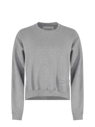 Philosophy Sweatshirt In Grigio