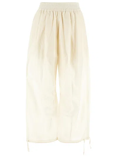 Philosophy Di Lorenzo Serafini Trousers Woman In Ivory