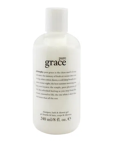 Philosophy Di Lorenzo Serafini Philosophy Unisex 8oz Pure Grace Shampoo Bath And Shower Gel In White