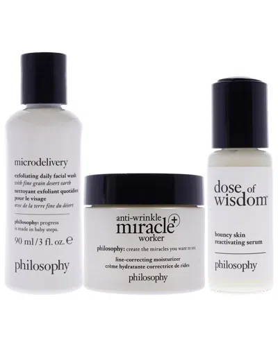 Philosophy Di Lorenzo Serafini Philosophy Unisex The Best Is Yet To Come Holiday 3pc Set In White