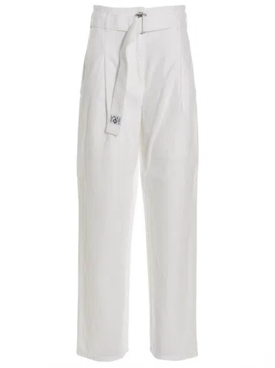 PHILOSOPHY DI LORENZO SERAFINI WHITE BELTED JEANS
