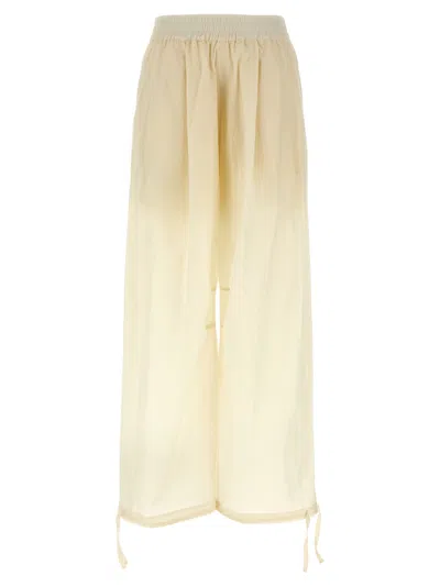 PHILOSOPHY DI LORENZO SERAFINI WHITE PLEATED PANTS
