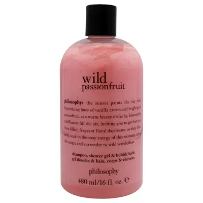Philosophy Wild Passionfruit By  For Unisex - 16 oz Shampoo, Shower Gel And Bubble Bath In White