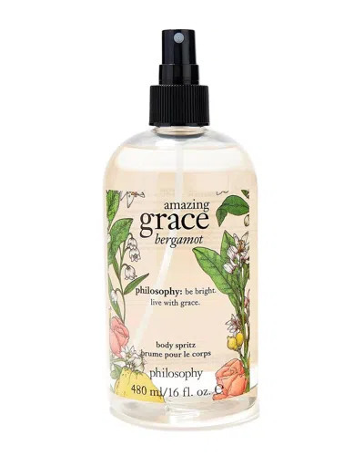 Philosophy Women's 16oz Amazing Grace Bergamot Body Spritz In White