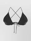 Philosophy Wool Blend Triangle Bra In Black