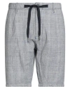 Philotinto Man Shorts & Bermuda Shorts Blue Size 38 Linen, Cotton In Gray