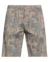 Philotinto Man Shorts & Bermuda Shorts Sand Size 38 Cotton, Elastane In Neutral