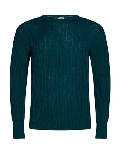 Philotinto Man Sweater Deep Teal Size S Merino Wool, Acrylic In Green