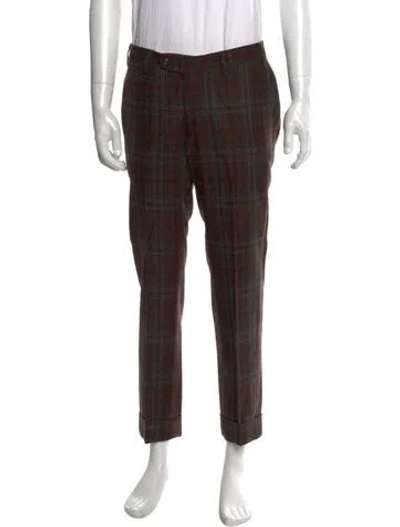 Pre-owned Phineas Cole Wool Pants In Brown