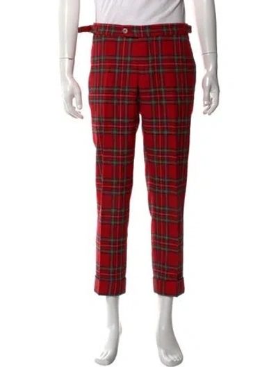 Pre-owned Phineas Cole Wool Pants In Red