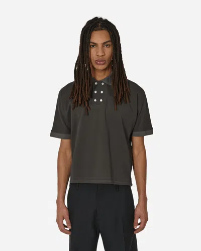 Phingerin Double Polo Shirt Ink In Black