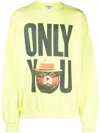 Phipps Graphic-print Organic Cotton Jumper In Yellow