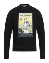 Phipps Graphic-print Crew-neck Sweatshirt In Black
