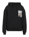 Phipps Man Sweatshirt Black Size Xl Organic Cotton In Black