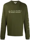 Phipps Slogan Print Sweatshirt In Green