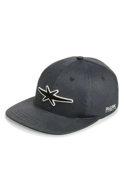 Phipps Star Logo Embroidered Classic Adjustable Baseball Cap In Gray