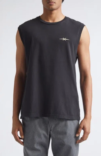 Phipps Star Logo Muscle Tee In Black