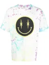 Phipps Tie-dye Cotton T-shirt In Weiss