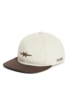 Phipps Two-tone Adjustable Dad Baseball Cap In White