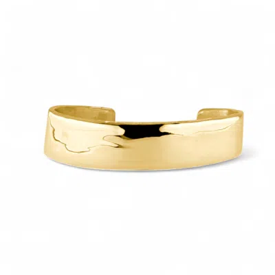 Phira London Men's Gold Plain Bangle