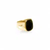 Phira London Men's Green / Red / Gold Green Bloodstone Signet Gold - S In Multi