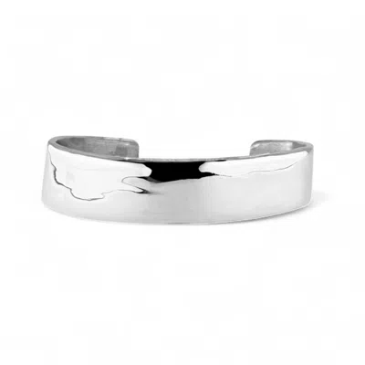 Phira London Men's Plain Silver Bangle