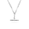 Phira London Men's Silver Two Necklace Chain In Silver