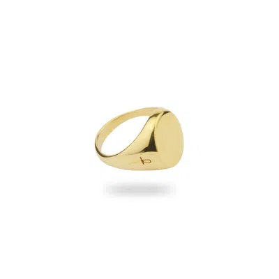 Phira London Women's Gold Oval Signet Ring