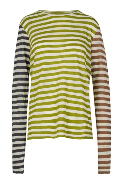 Phisique Du Role - T-shirt - 460197 - Green/latte In Multi