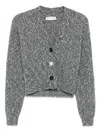 Phisique Du Role Button Cardigan In Gray