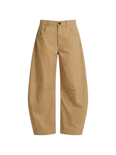 Phisique Du Role Buttoned Trousers In Brown